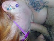 Preview 3 of Late night sloppy blowjob with cumshot