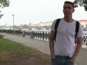 Preview 2 of CZECH HUNTER 364 -  Handsome Looking Hunk Gets Cash To Suck & Fuck A Big Dick