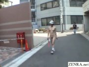 Preview 6 of JAV public nudity stark naked construction worker Subtitled