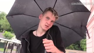   CZECH HUNTER 365 -  Blonde Twink Picked Up From The Metro For A Quick Fuck