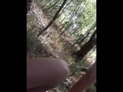 Preview 3 of Milf fucked in woods in public