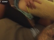 Preview 3 of Husband loves taking BBW wife's 8in cock in his ass! Amateur Pegging