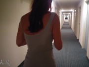 Preview 6 of Pee desperation searching the hotel room. WetKelly