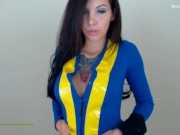Preview 2 of Fuck a Fallout Vault Girl to Save Your Life - Gamer Cosplay BlowJob POV Sex