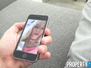 Preview 1 of PropertySex - Tiny blonde uses her tight pussy to get apartment
