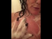 Preview 4 of Soapy Boob Shower Play