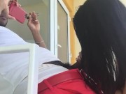 Preview 2 of Spanish Co-Ed gets pussy and mouth fucked by BBC in Puerto Rico