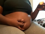 Preview 6 of Belly stuffing bbw eating cupcakes