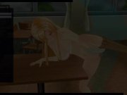 Preview 2 of [CM3D2] - Sword Art Online Hentai, Asuna Gets Fucked In Class