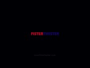 Preview 1 of Fistertwister - Frantic fist fucking for busty blonde