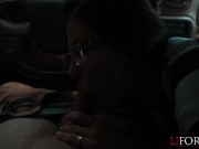 Preview 1 of Linsey Sucks Dick For A Ride - LJFOREPLAY