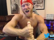 Preview 5 of LIVE Muscle Jock Jerk Off Instruction on Chaturbate Twitter @jarednation69