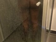 Preview 6 of Perving on Princess Amanie in Shower | Big Wet Busty Teen Booty | Quick Spy