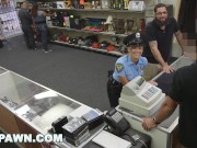 Preview 2 of XXX PAWN - Juicy Latin Police Officer No Speaky English