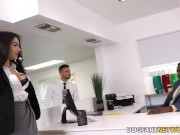 Preview 2 of Black Immigration Officer Wants Valentina Nappi's Ass