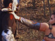 Preview 3 of Kitana: Mortal Kombat cosplay SOLO preview Korina kova