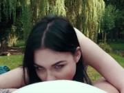 Preview 6 of Sexy 18 years old teenager rides grandpa's cock like a nympho