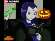 Preview 5 of Raven handjob / Landidzu
