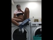 Preview 5 of Sneaking a Quick Cum at your Local Laundromat