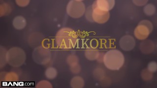 Glamkore - Czech Blonde with big tits has a dp threesome