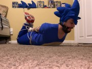 Preview 5 of Sonic Cosplayer in Bondage