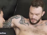 Preview 4 of Men.com - Inked hunks Cliff Jensen and Vadim Black -in Polyamor Ass traile