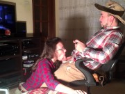Preview 5 of Home amateur video blowjob RDR2 cosplay