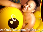 Preview 5 of Cam Girl GAIA: Balloon Fetish-Looner (Show 18): twitter: @Professor_GAIA