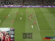 Preview 2 of (Porn)Gameplay Fifa 19 | Jordi ENP vs Lucía Nieto | Final Feliz