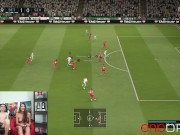 Preview 3 of (Porn)Gameplay Fifa 19 | Jordi ENP vs Lucía Nieto | Final Feliz