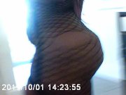 Preview 4 of Black BBW MILF Nude at Local Public Laundry Mat Washing Clothes Cami Creams