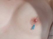 Preview 5 of Needle Play / Clit Piercing & Nipple Piercings / Pussy Pain BDSM Girlfriend