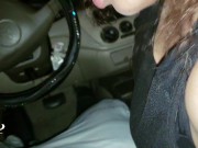 Preview 1 of Thick Latina sucking me off in the car "Leave Me PMV"