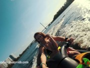 Preview 1 of Public ass to throat ride on the jet ski