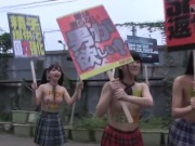 Preview 4 of Schoolgirls take charge in the future of Japan Subtitles