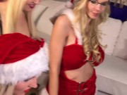 Preview 3 of UPSKIRTS BEND OVER PUSSIES AND PANTIES, SANTA XMAS SPECIAL LEONS 4 GIRLS