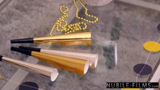 NubileFilms - Bringing In The New Year Intense Lesbian Threesome S30:E7