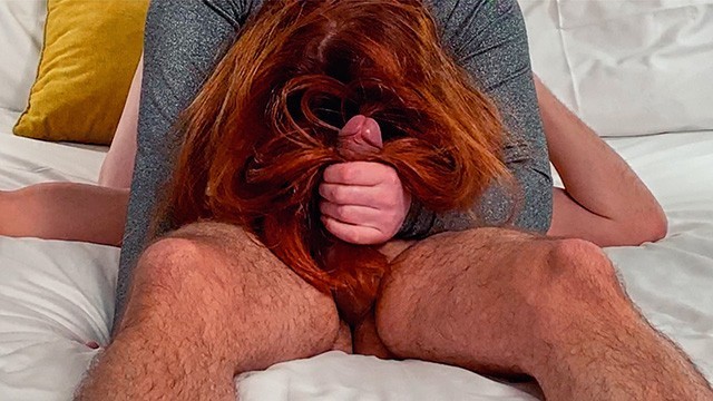 Long Red Hair - Ginger Redhead Hairjob Massage Jerk Off till Huge Cumshot in Long Red Hair  | free xxx mobile videos - 16honeys.com
