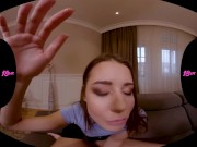 Preview 3 of 18VR Step Sister Sybil A You With Hot Taboo Fuck For Spying On Her