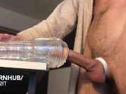 Preview 2 of Guy Fucking Fleshlight Ice Vagina - 13 Shots Of Cum