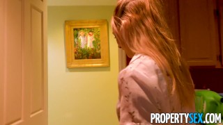 PropertySex - Client bangs cute real estate agent after making offer