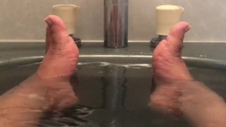 Candid: Wet Feet