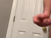 Preview 1 of Sneaking in an afternoon jerk with cumshot