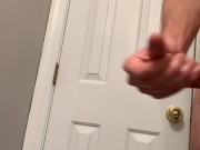 Preview 4 of Sneaking in an afternoon jerk with cumshot