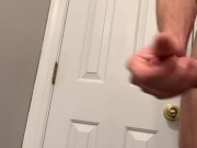 Preview 6 of Sneaking in an afternoon jerk with cumshot