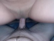 Preview 1 of Daddy gets fucked good till he leaves her with a puddle of cum