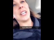 Preview 4 of Cherie DeVille gets Tricked by driver live on Snapchat
