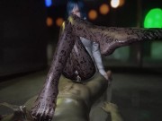 Preview 3 of skyrim Succubus seduce passersby in the streets of the night