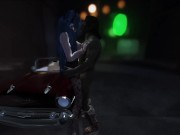 Preview 6 of skyrim Succubus seduce passersby in the streets of the night
