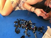Preview 4 of Chrissy is just wants to play with her Lego set